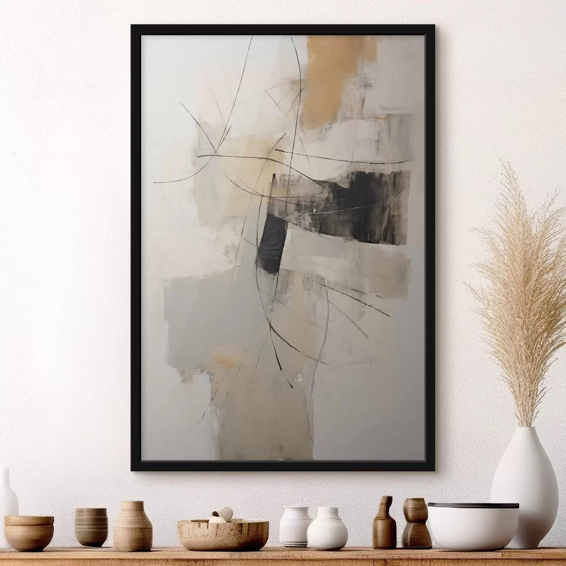 murales de pared Abstracción caótica f48054