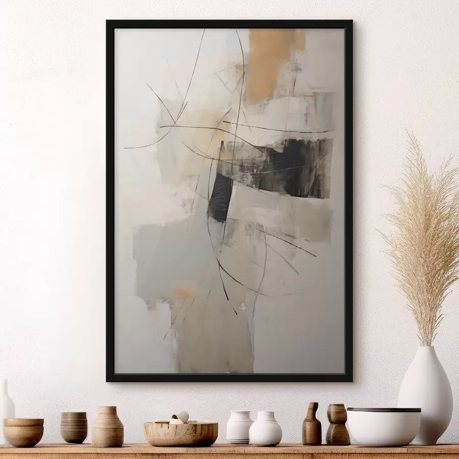 murales de pared Abstracción caótica f48054