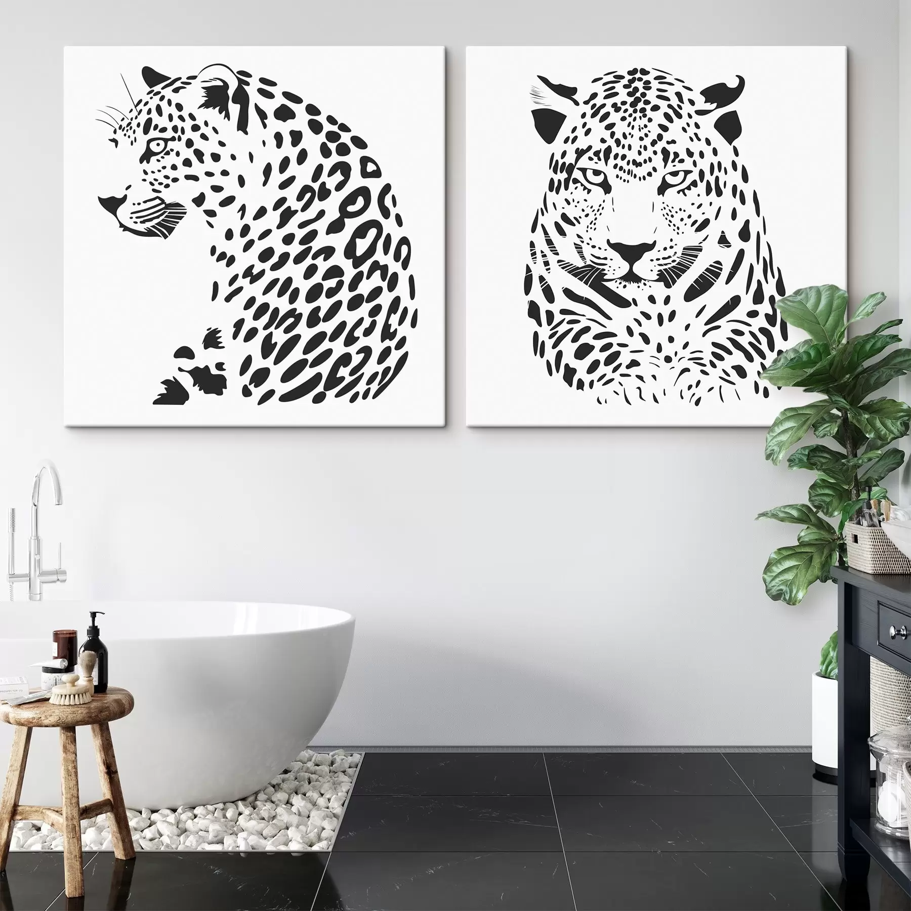 murales de pared Leopardo m30068