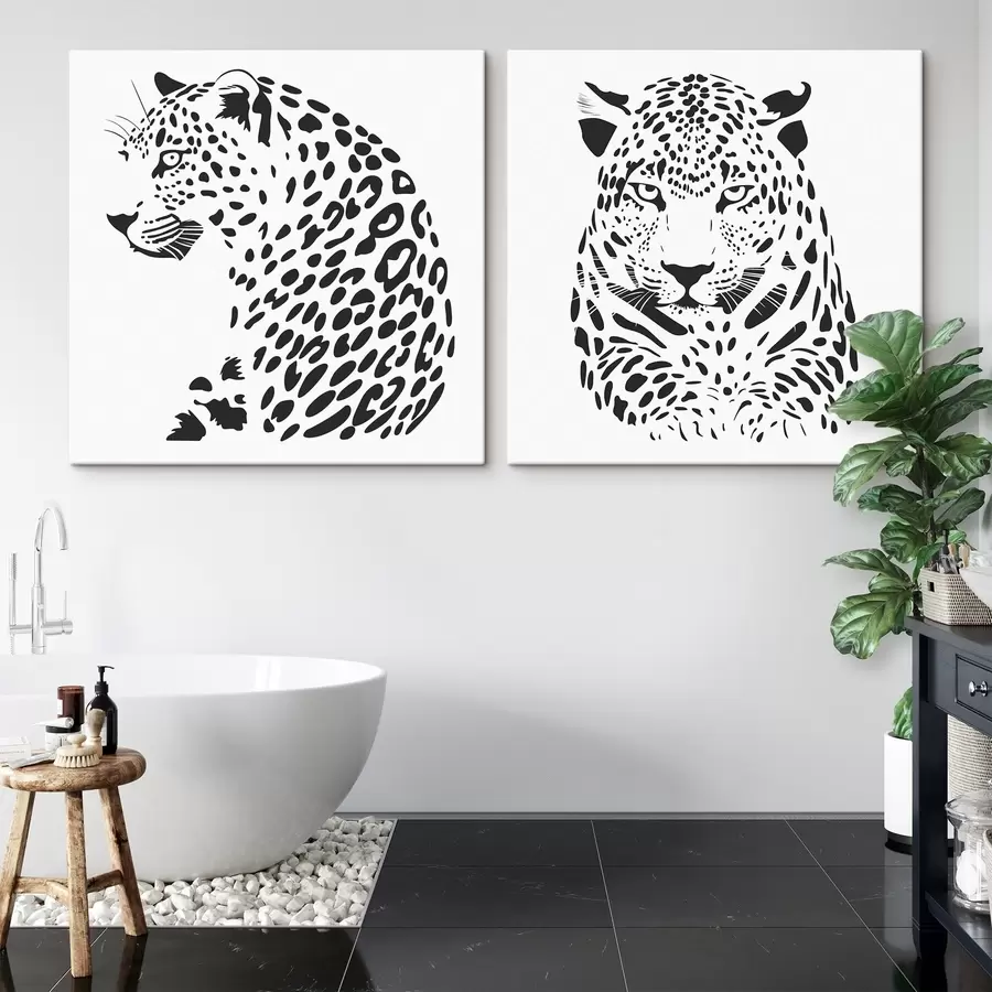 murales de pared Leopardo m30068