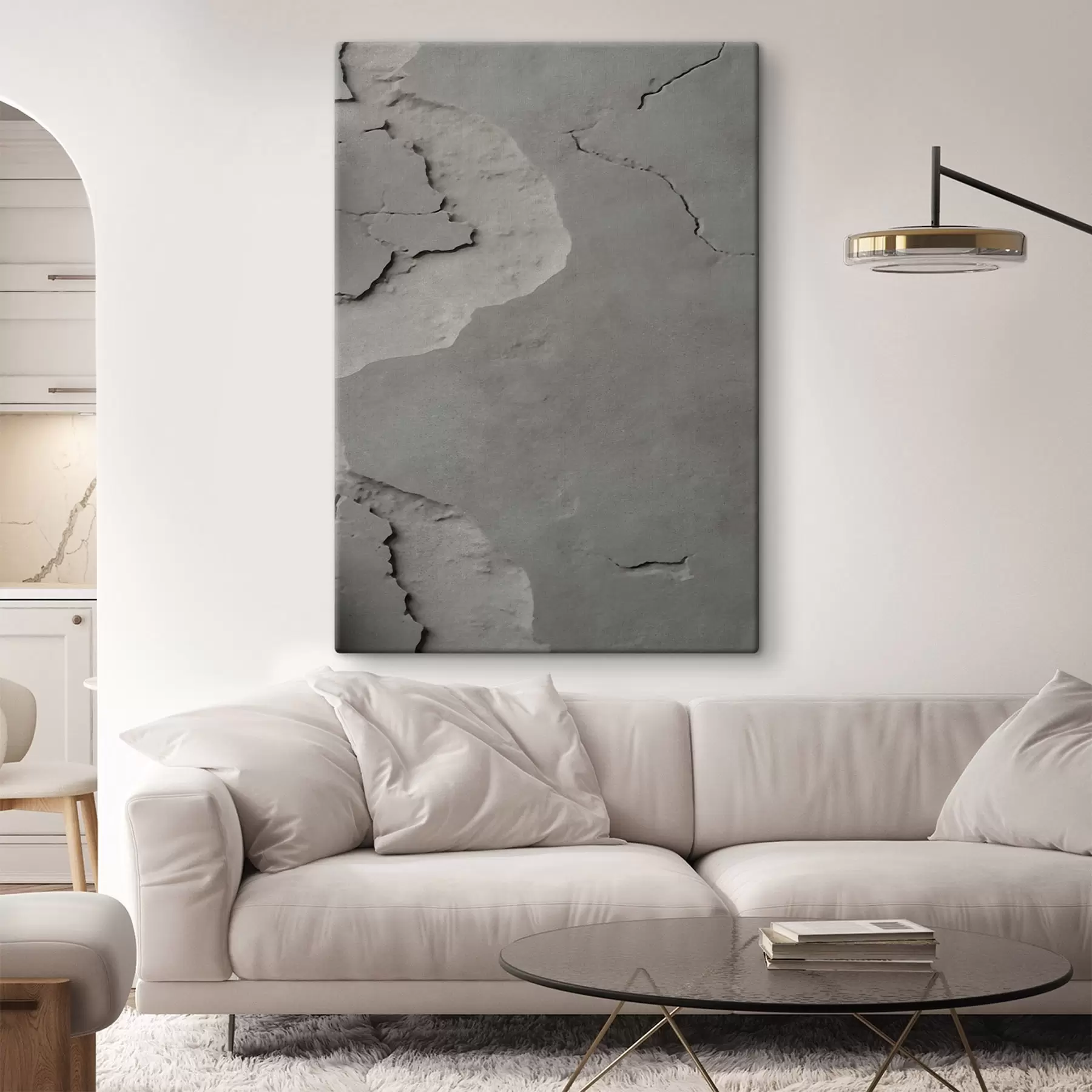 murales de pared Hormigón gris, imitación s48106