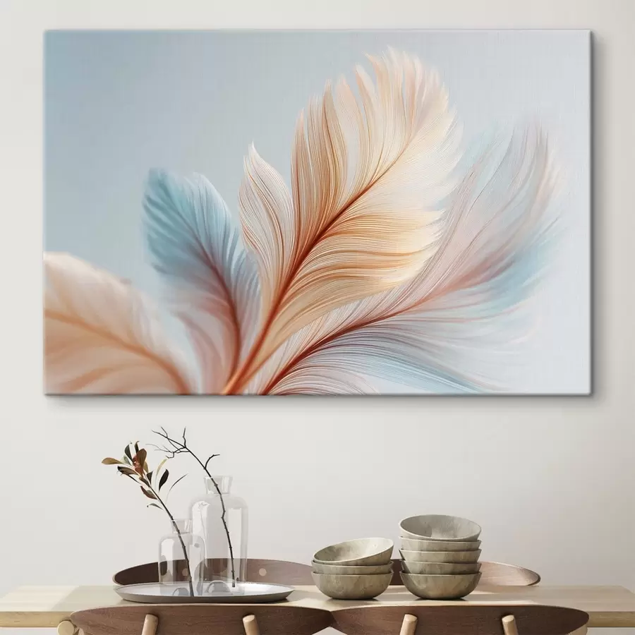 murales de pared Plumas multicolores s48110