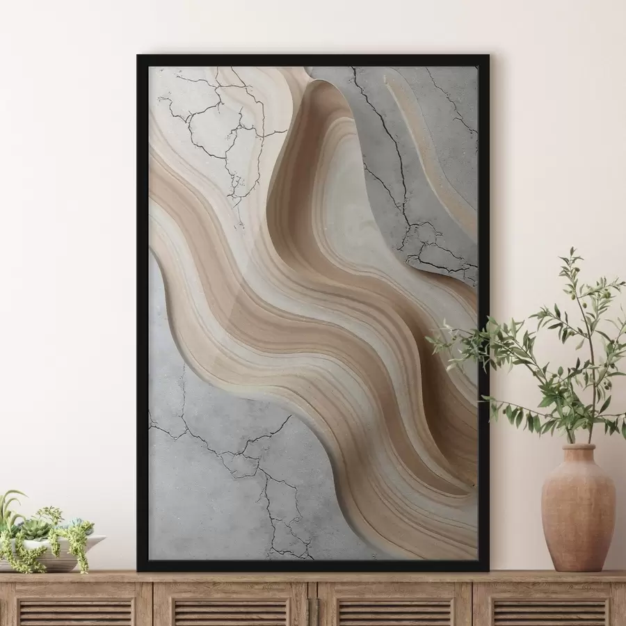 murales de pared Madera y hormigón ligero, imitación f48104