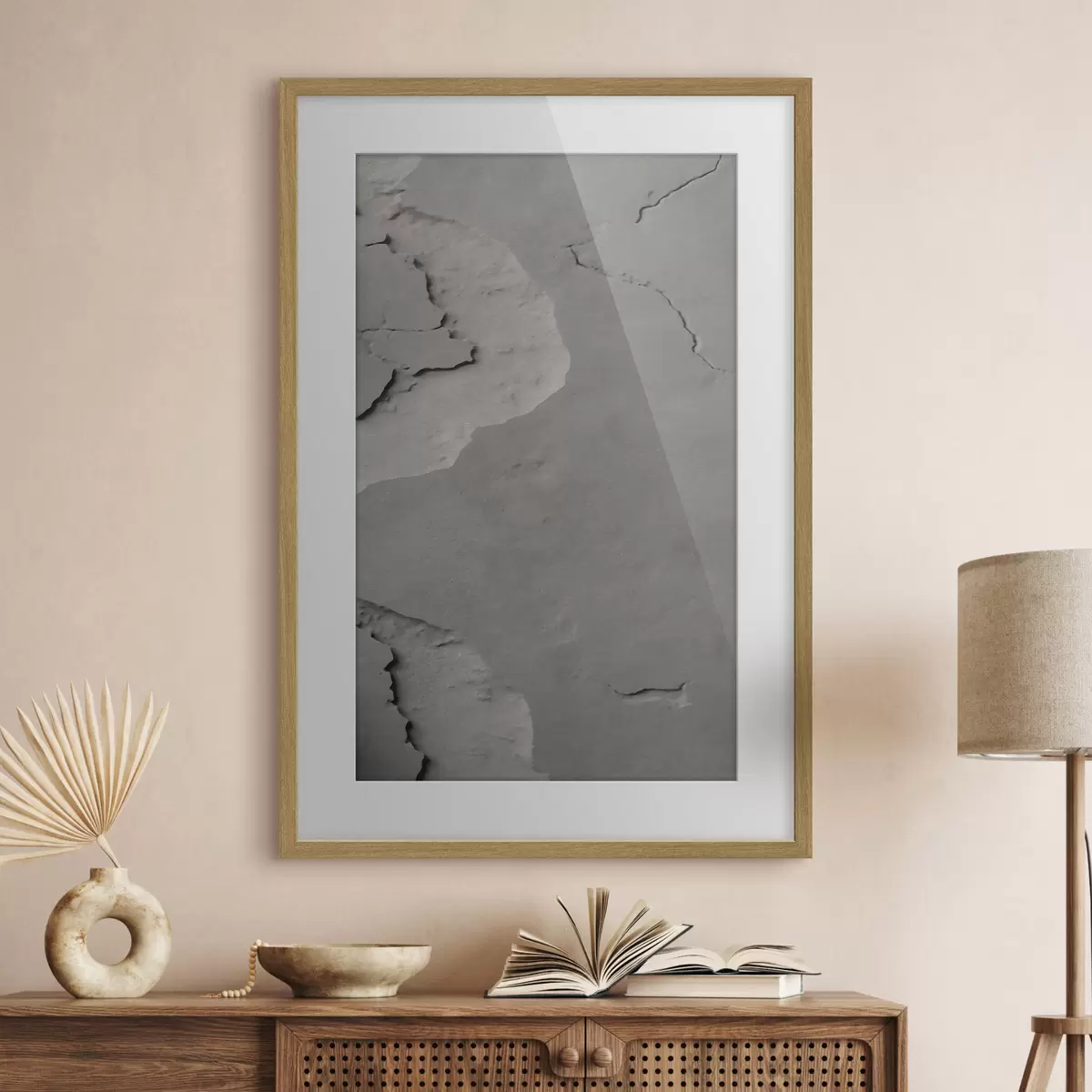 Poster Hormigón gris, imitación f48106