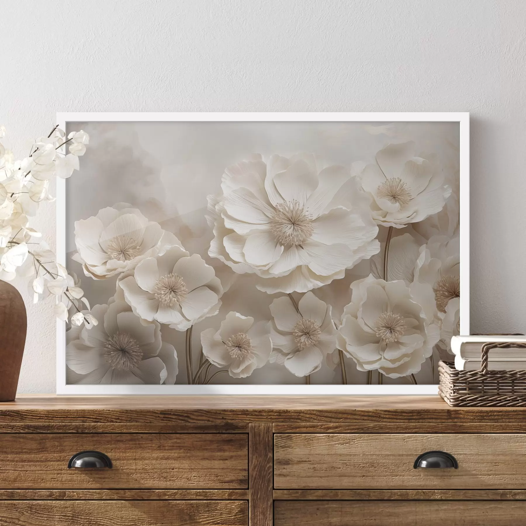 murales de pared Flores grandes f48111