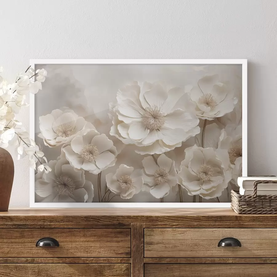 murales de pared Flores grandes f48111