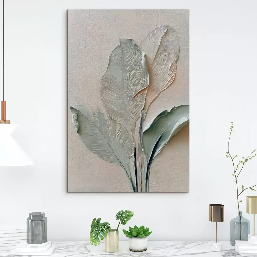 murales de pared Hojas abstractas s48130