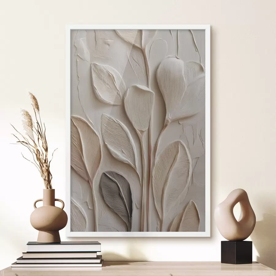 murales de pared Hojas abstractas f48124