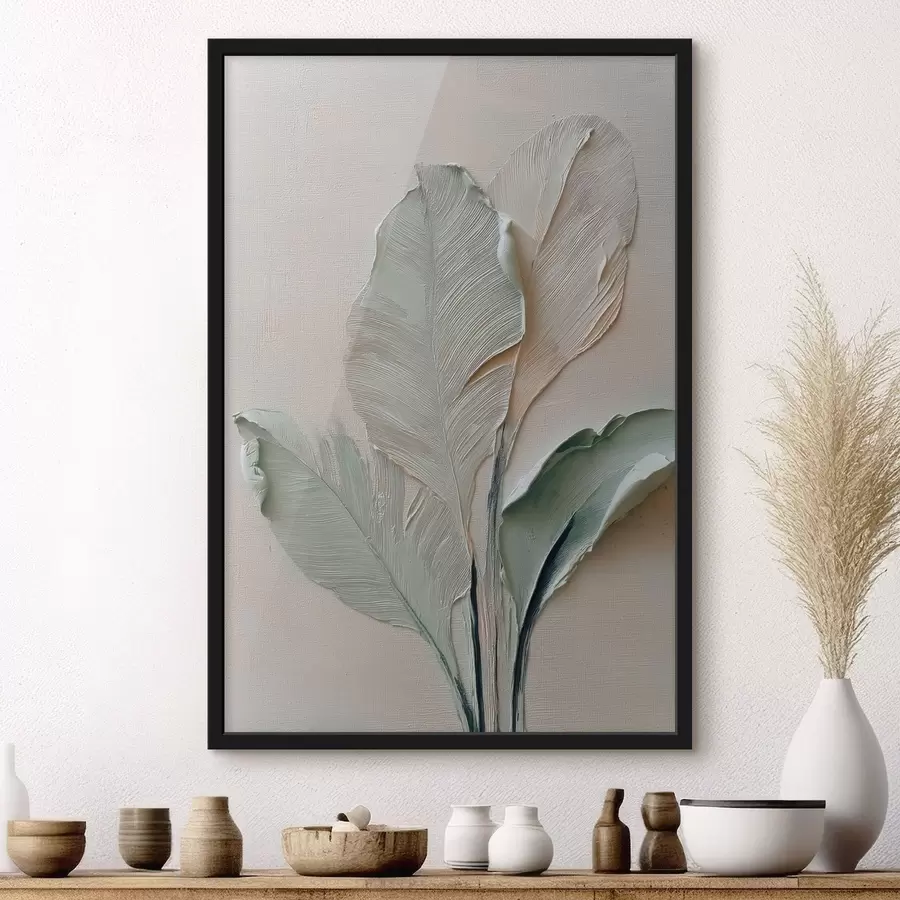 murales de pared Hojas abstractas f48130