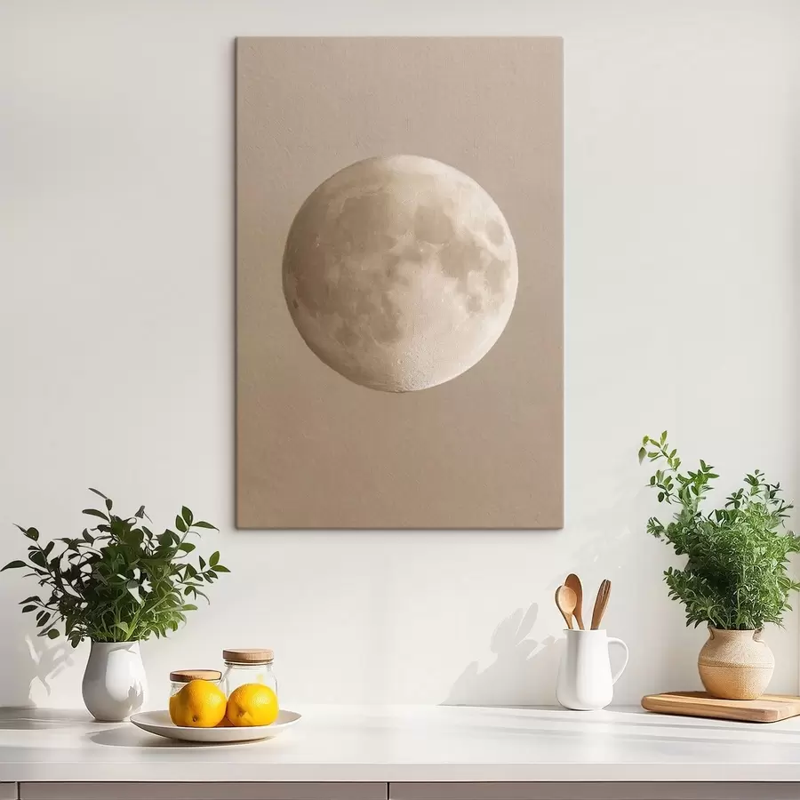 murales de pared luna creciente menguante mínima s48115