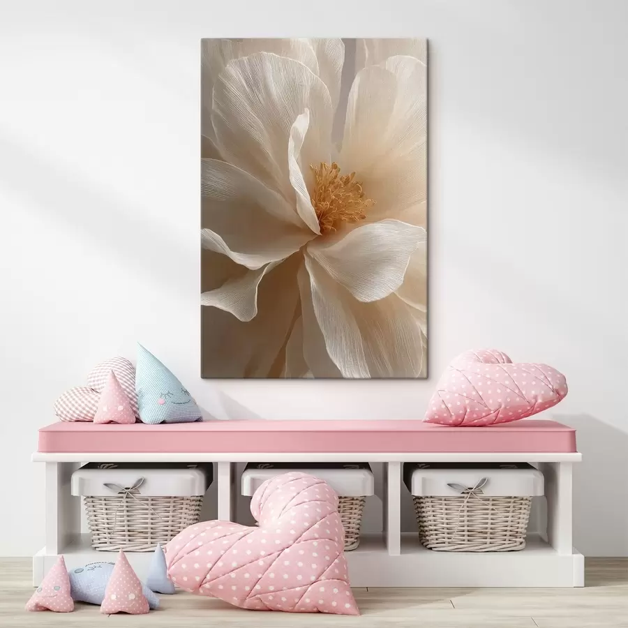 murales de pared Composición floral macro en tonos cálidos. s48120