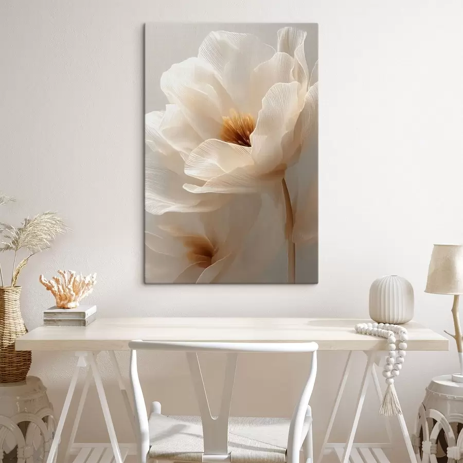 murales de pared Composición floral macro en tonos cálidos. s48121