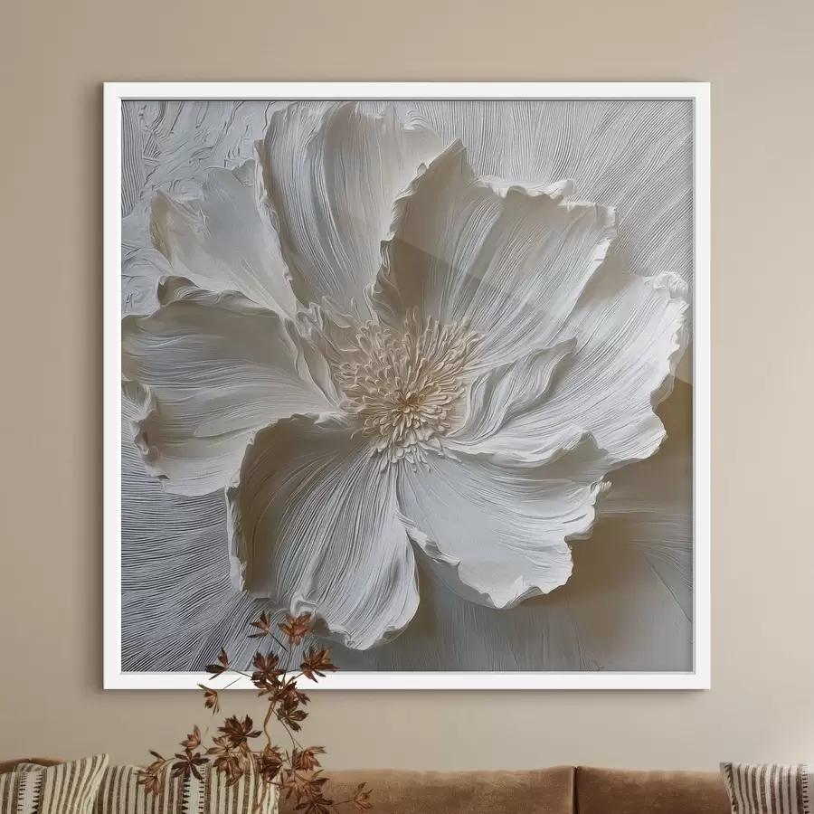 murales de pared Amapola blanca f48064