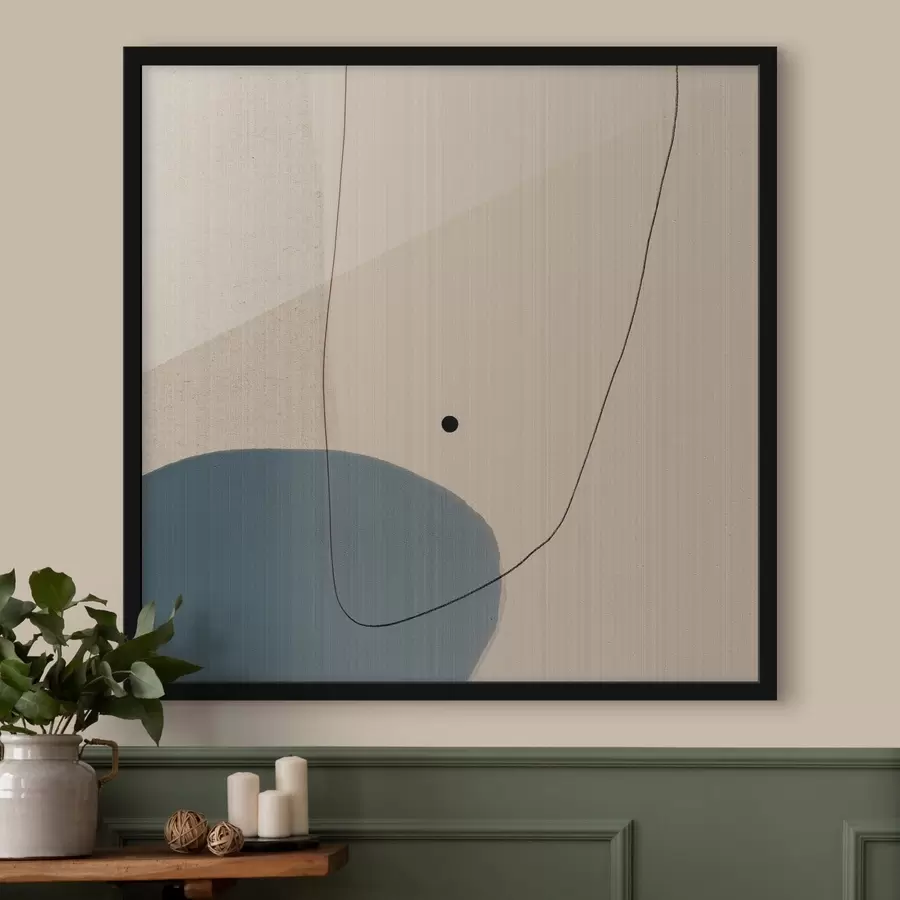 murales de pared Composición abstracta minimalista f48067