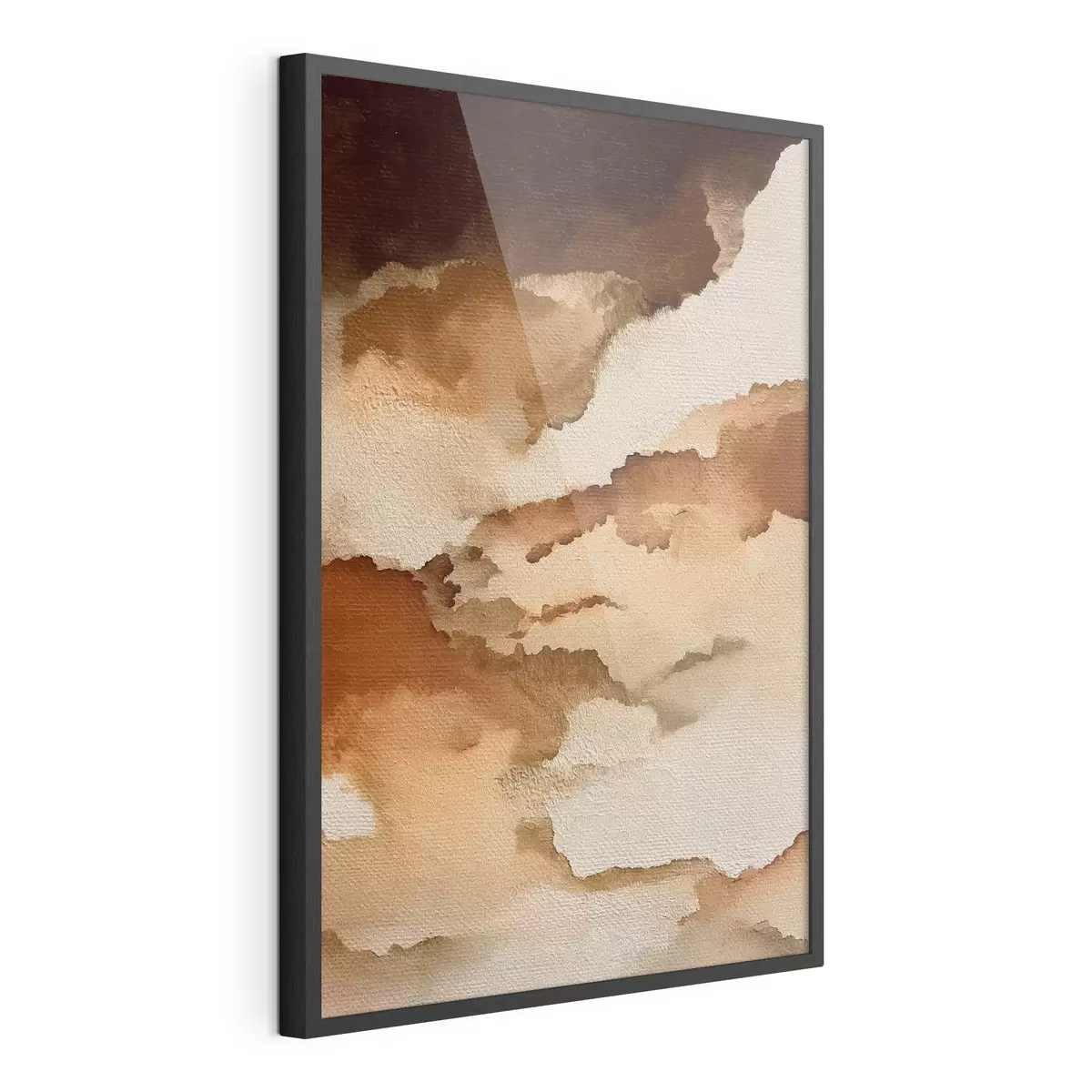 Poster Composición abstracta en capas de acuarela f48070