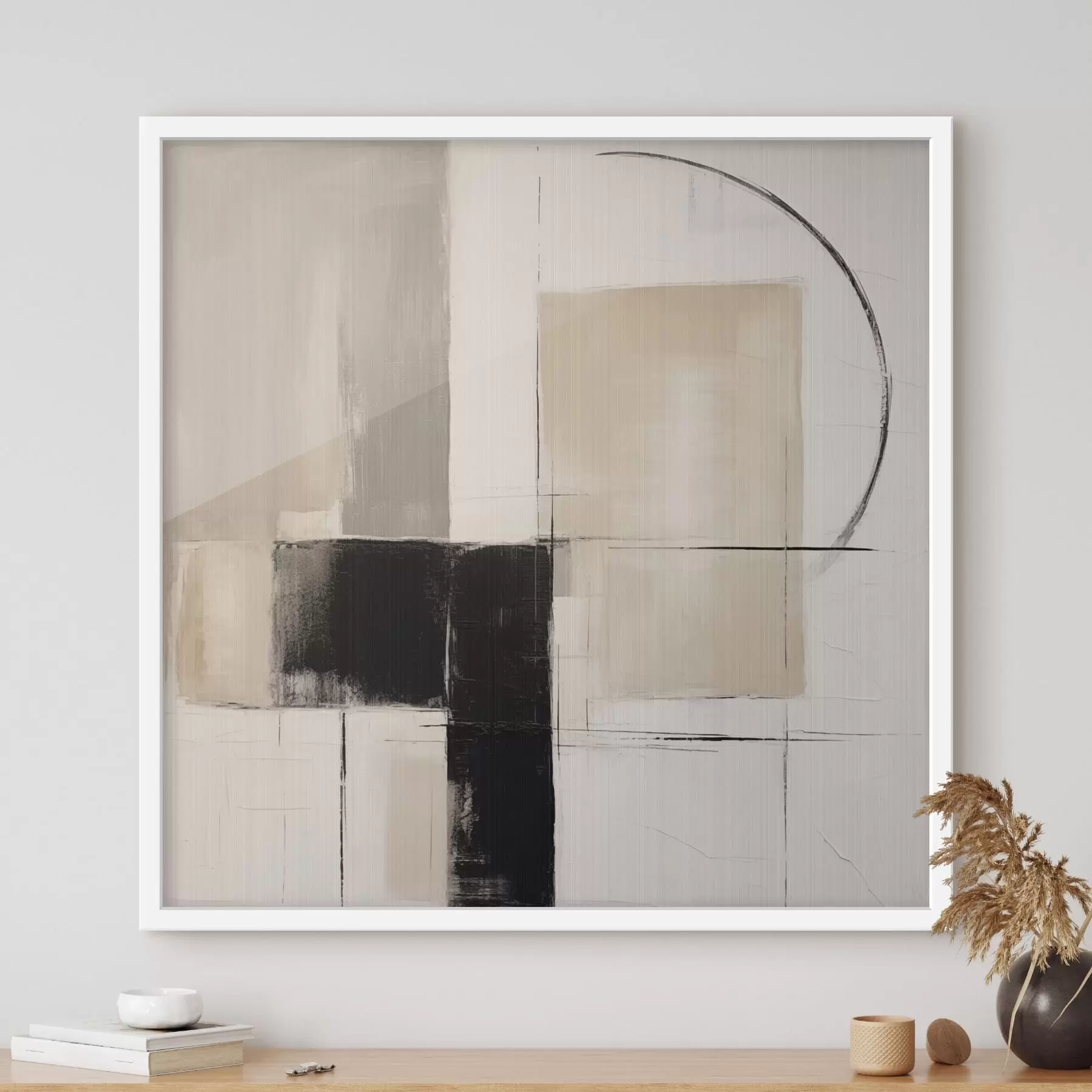 murales de pared pintura geométrica abstracta moderna f48072