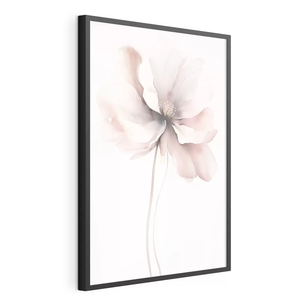 Poster delicada flor en acuarela f48073