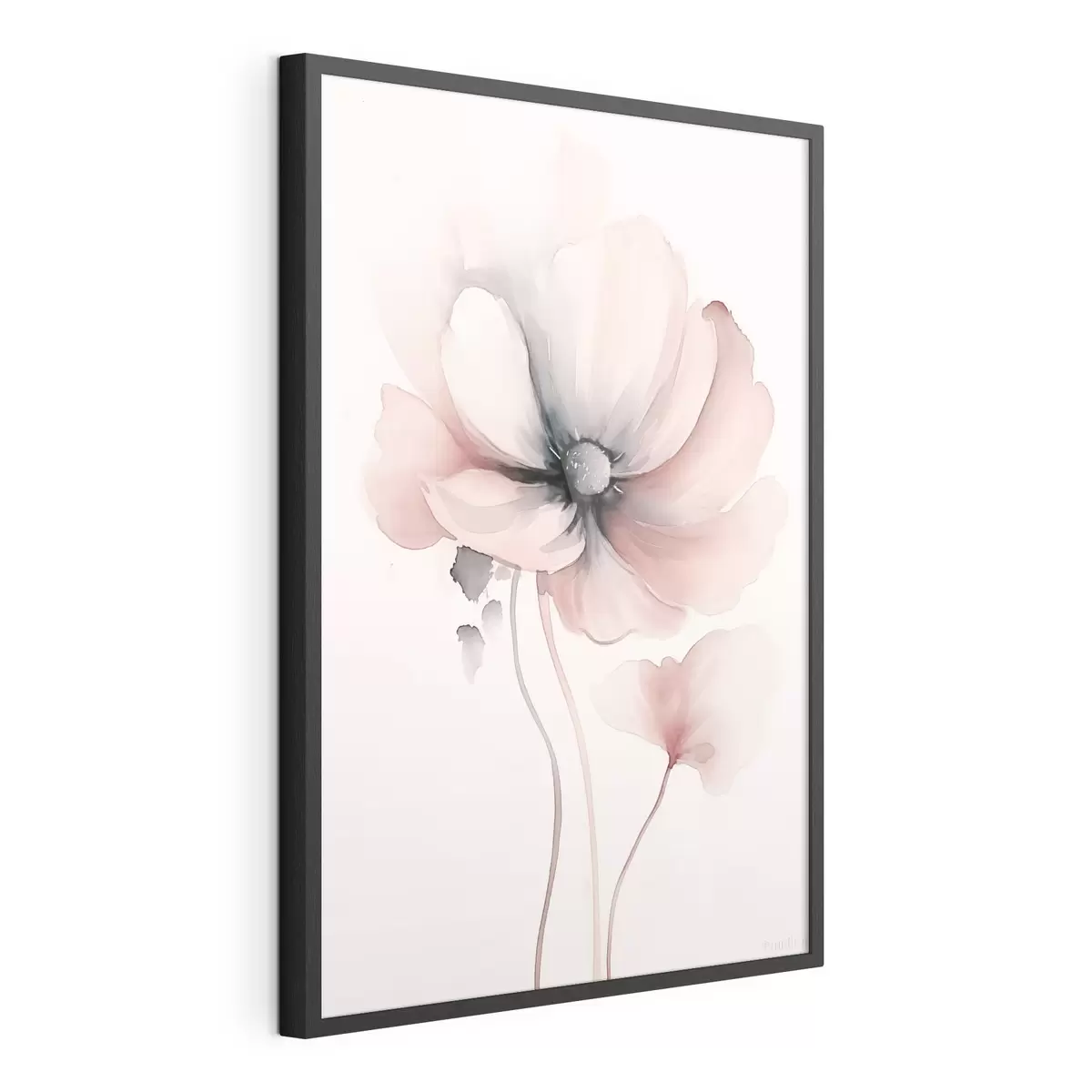 Poster delicada flor en acuarela f48074