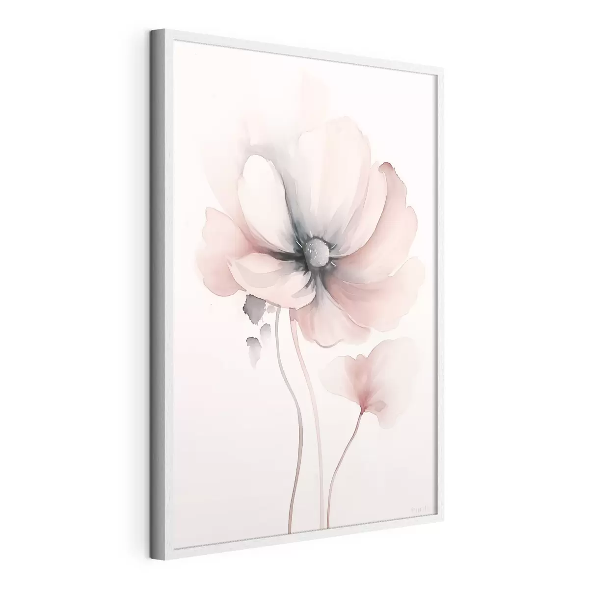 Poster delicada flor en acuarela f48074