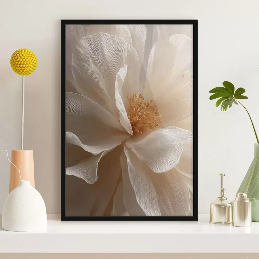 murales de pared Composición floral macro en tonos cálidos. f48120