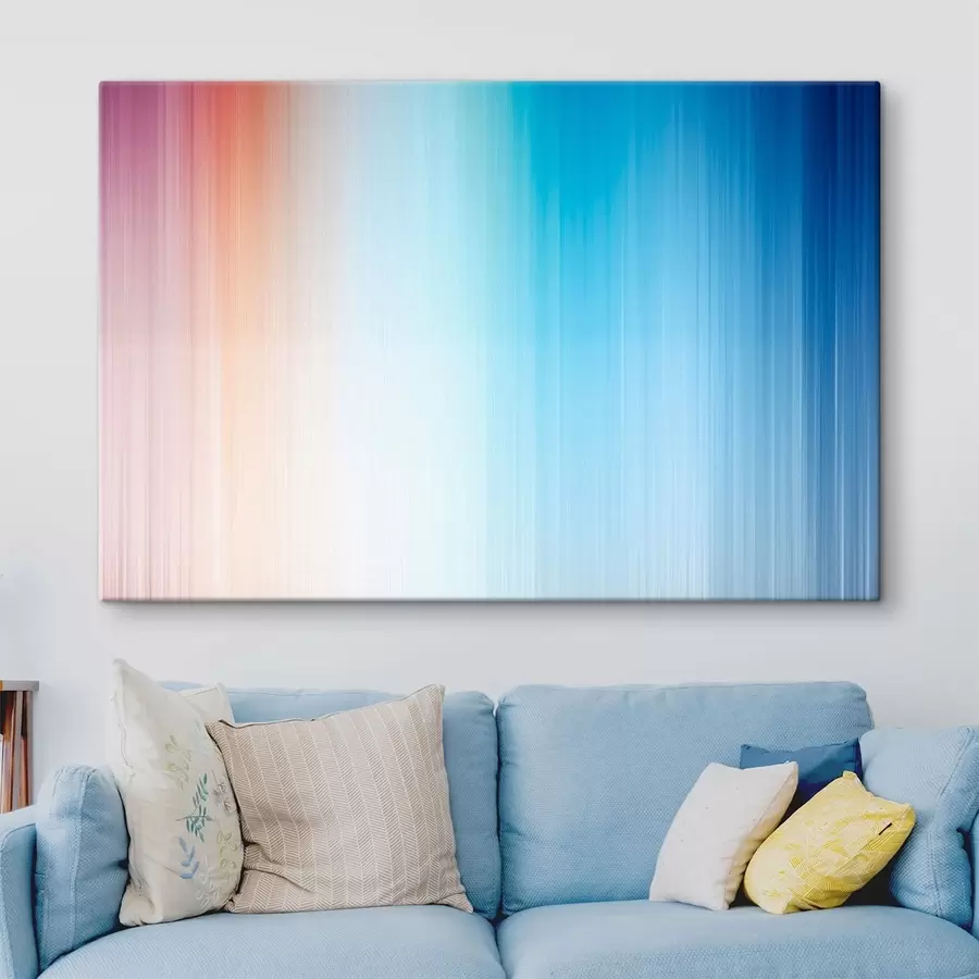 murales de pared Suave degradado de cálido a azul s48090