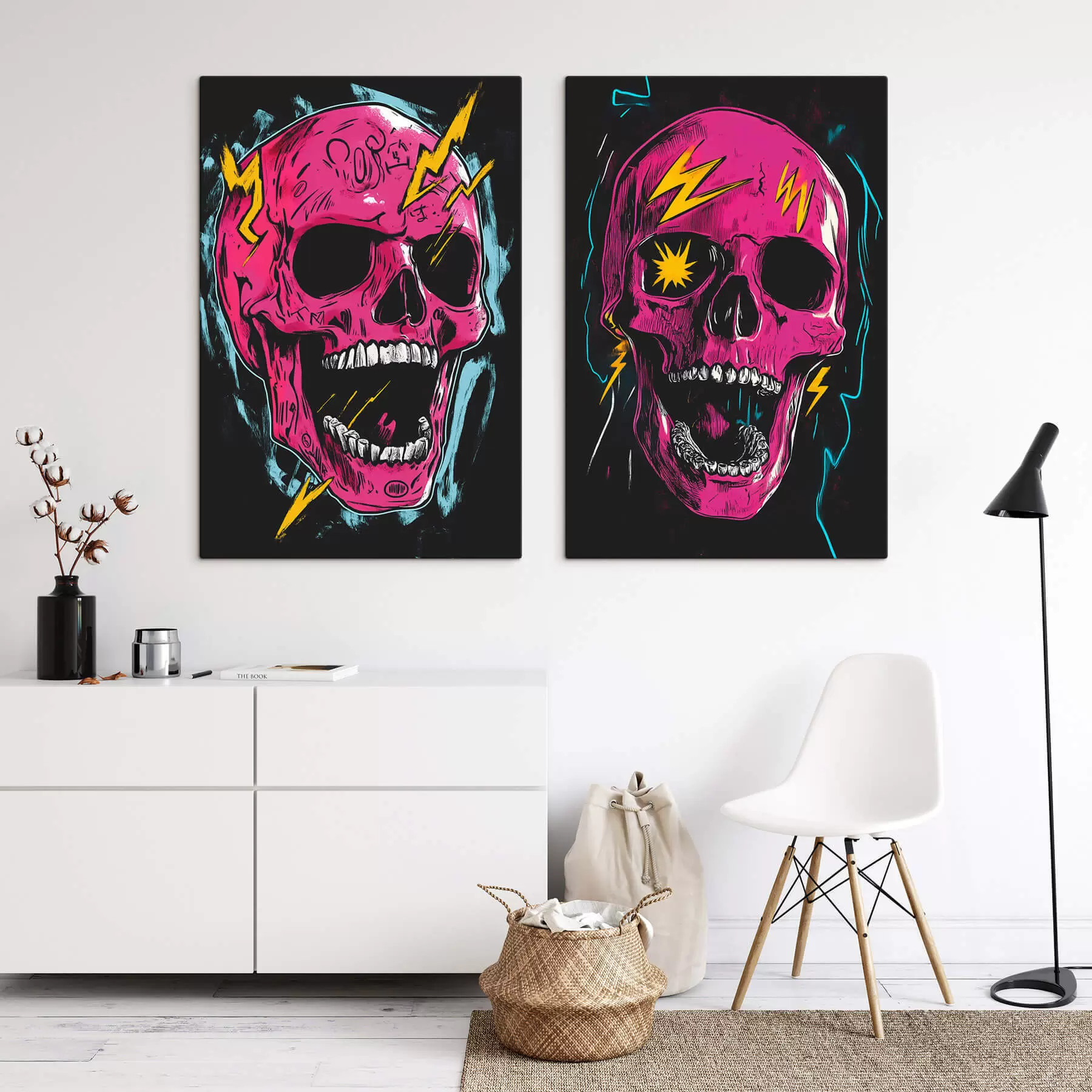 murales de pared Cráneos m01278