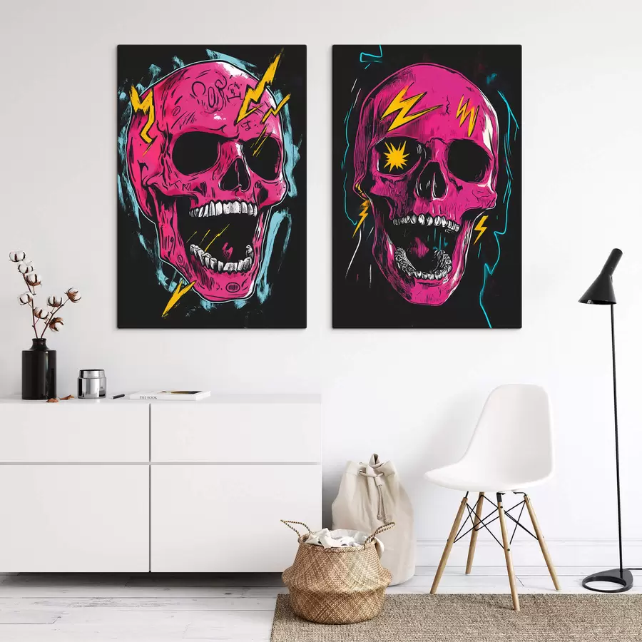 murales de pared Cráneos m01278