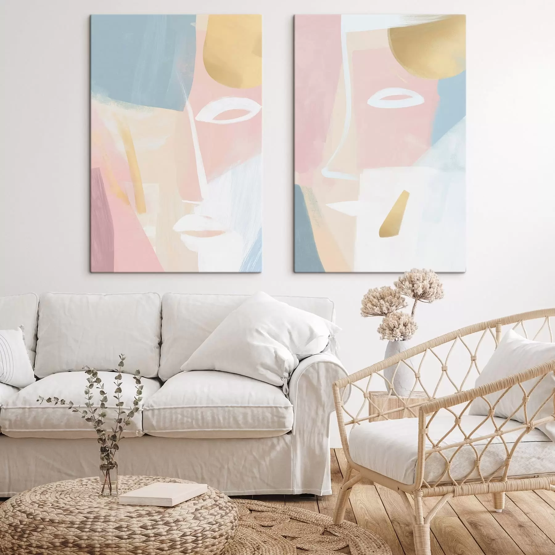 murales de pared Caras abstractas m30063