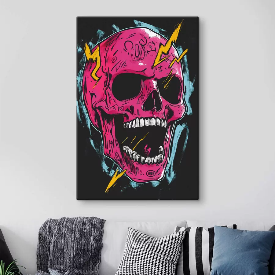 murales de pared Cráneo abstracto s47780