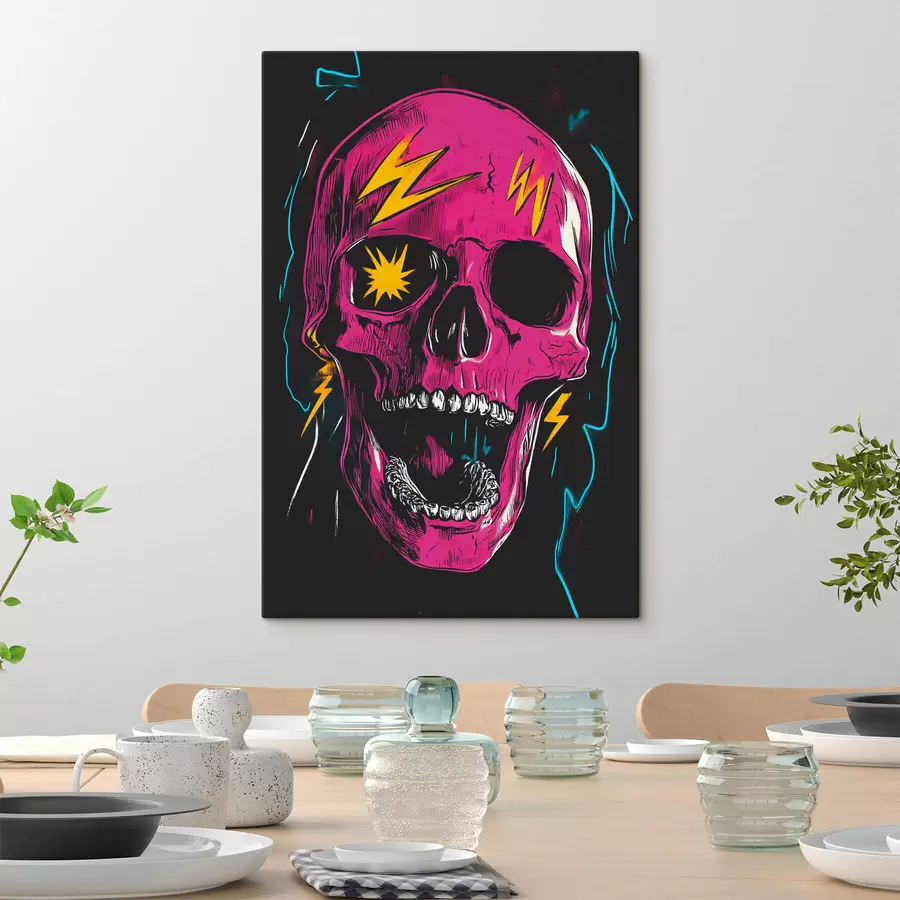 murales de pared Cráneo abstracto s47781