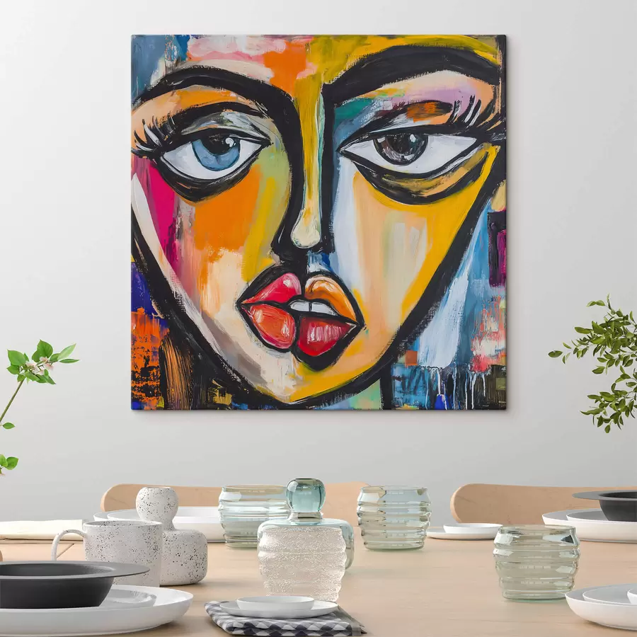 murales de pared Retrato abstracto s47784