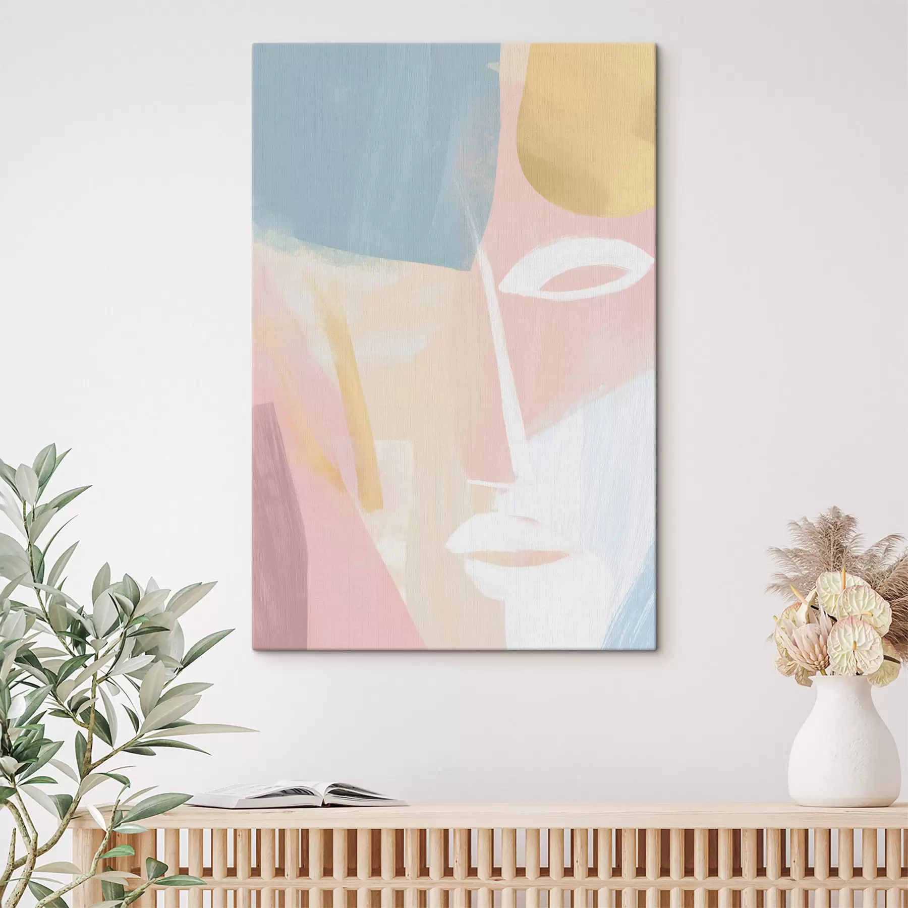 murales de pared Cara abstracta s48011