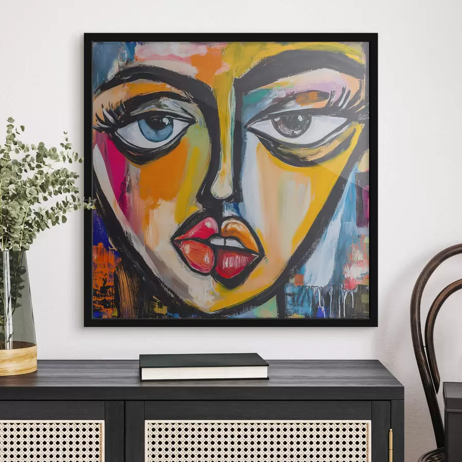 murales de pared Retrato abstracto f47784