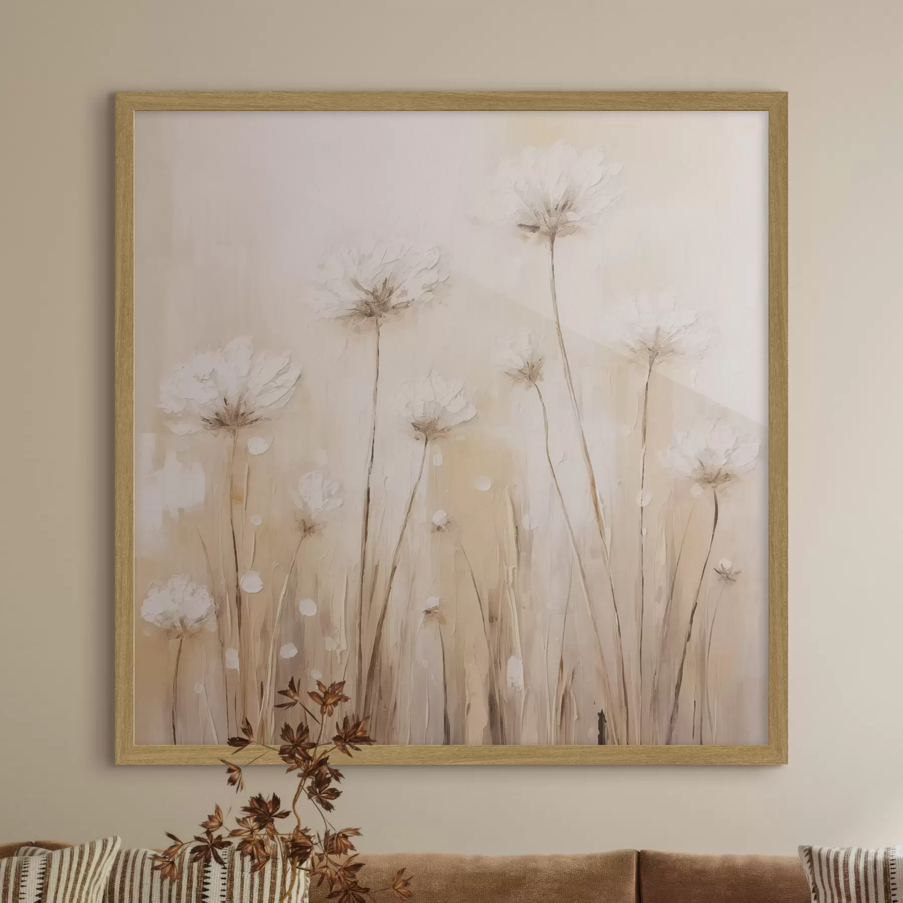 murales de pared Flores secas f48154