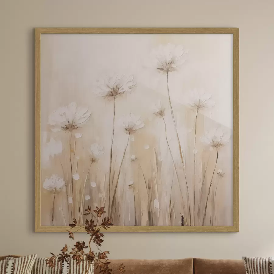 murales de pared Flores secas f48154