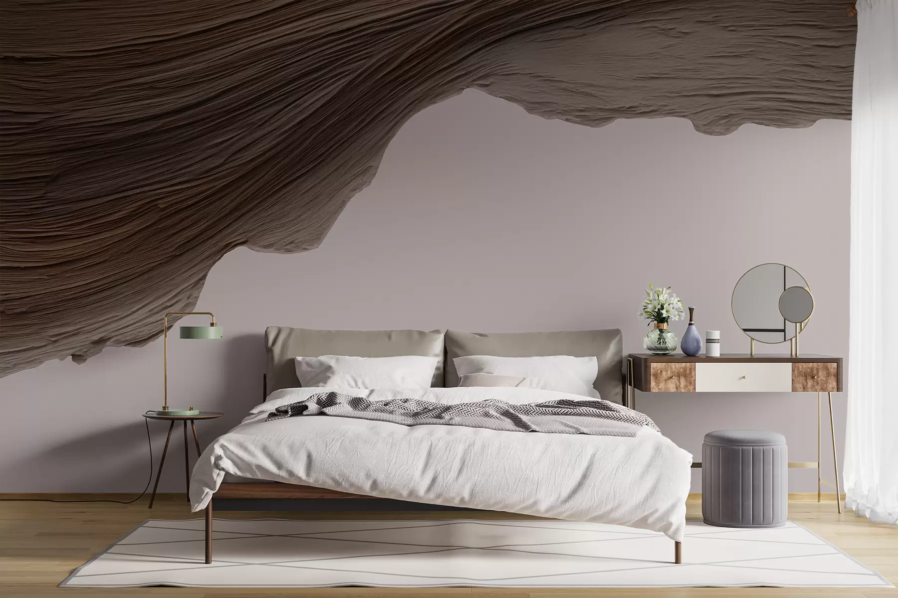 murales de pared Relieve de madera w05273