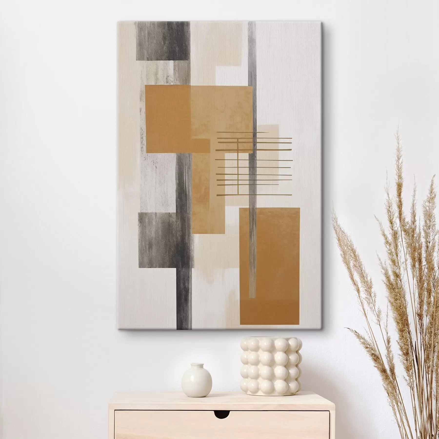 murales de pared Abstracción con imitación de textura desgastada s48159