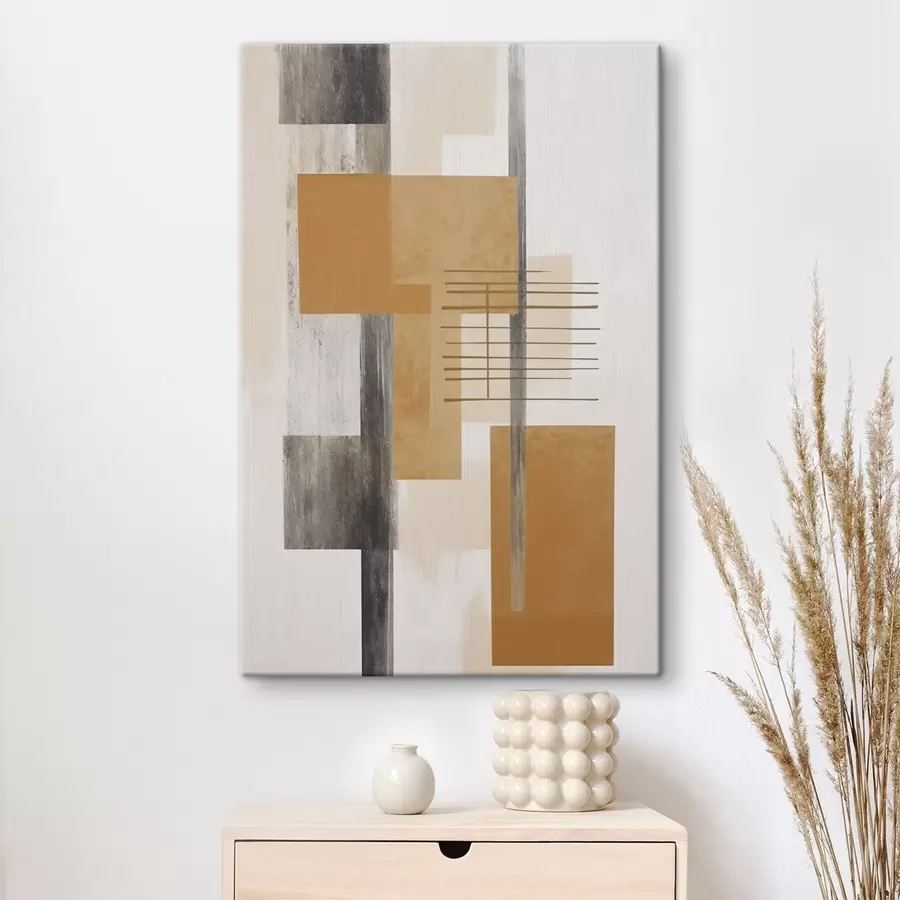 murales de pared Abstracción con imitación de textura desgastada s48159