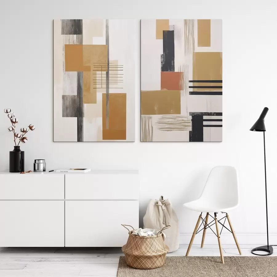 murales de pared Abstracción con imitación de textura desgastada m30118