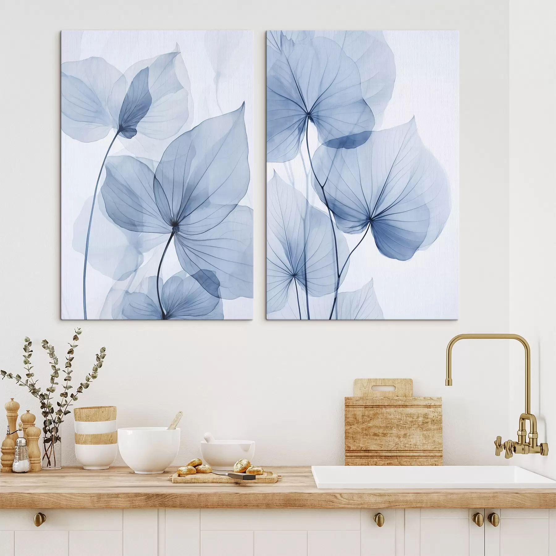 murales de pared Vegetación abstracta m30120