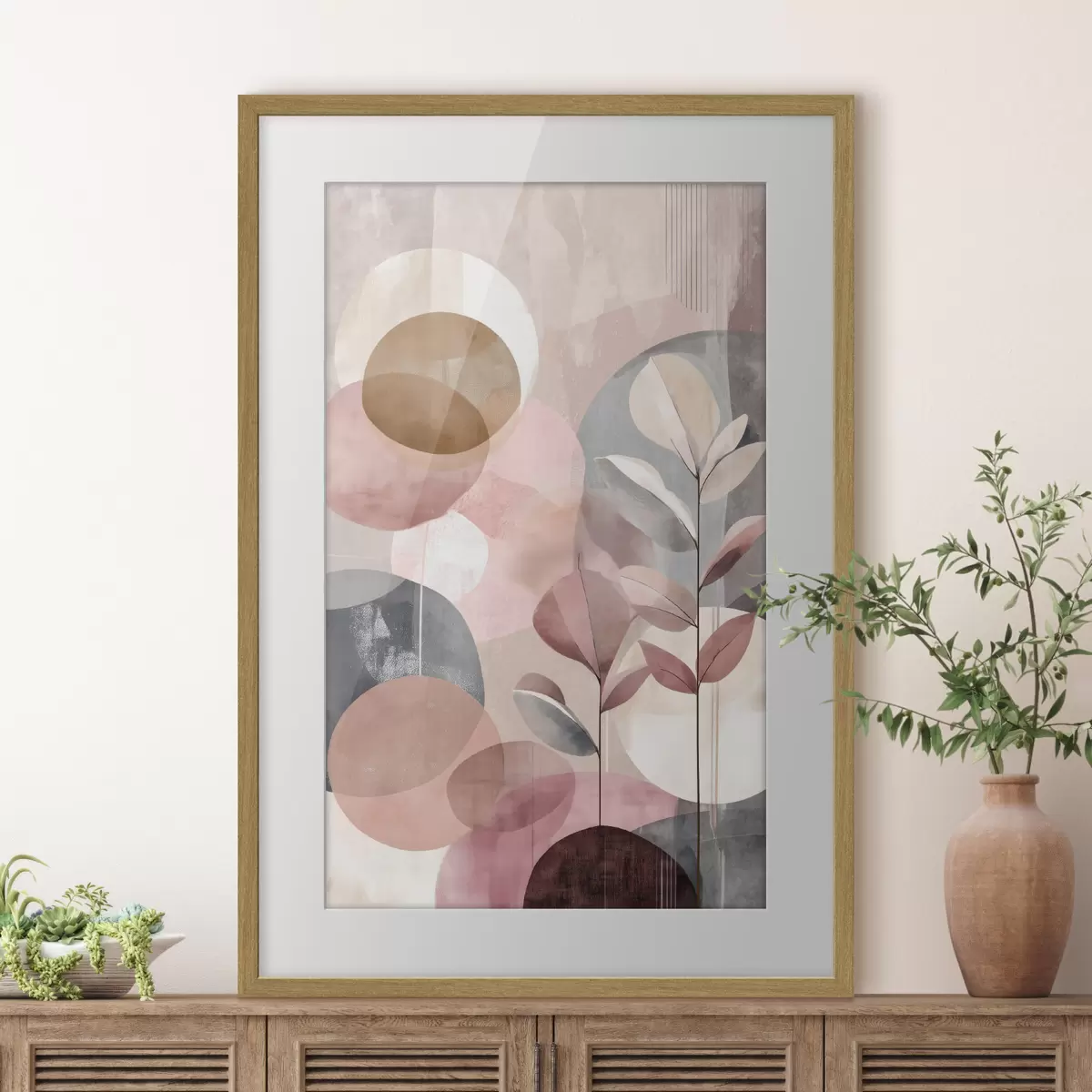 Poster Círculos de un día cálido f47977