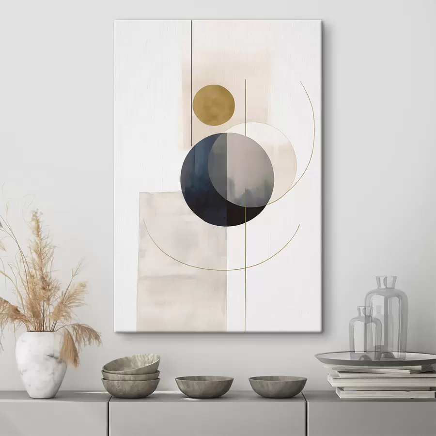 murales de pared Resumen con círculos s48018