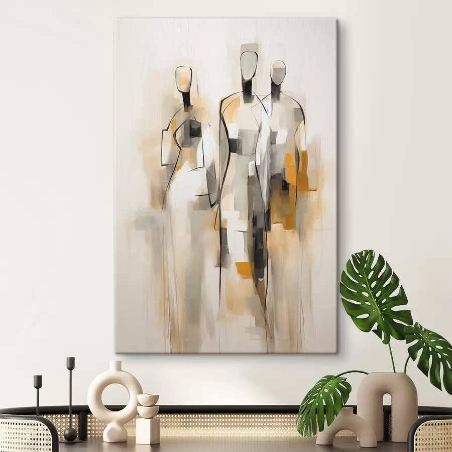 murales de pared siluetas abstractas s48173