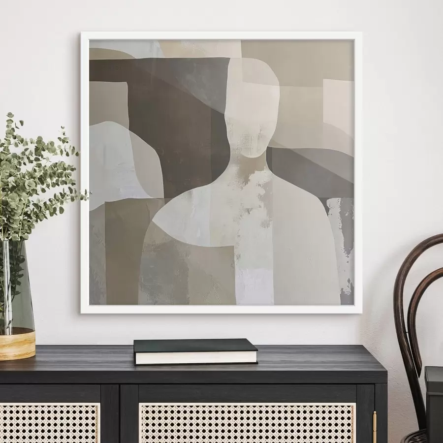 murales de pared Silueta abstracta f48017