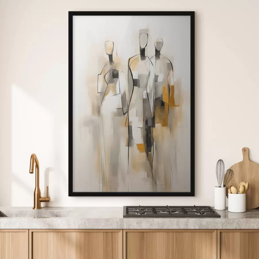 murales de pared siluetas abstractas f48173