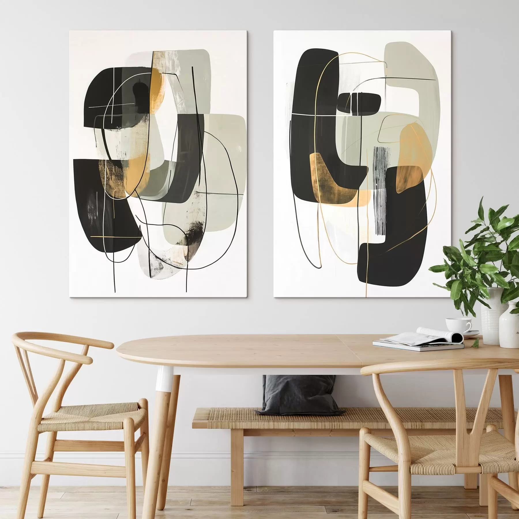 murales de pared Abstracción contemporánea m30132