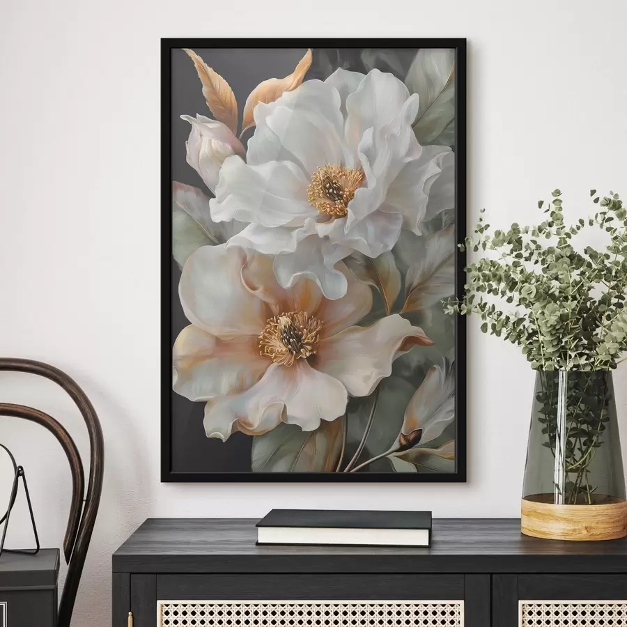 murales de pared Flores grandes f48216