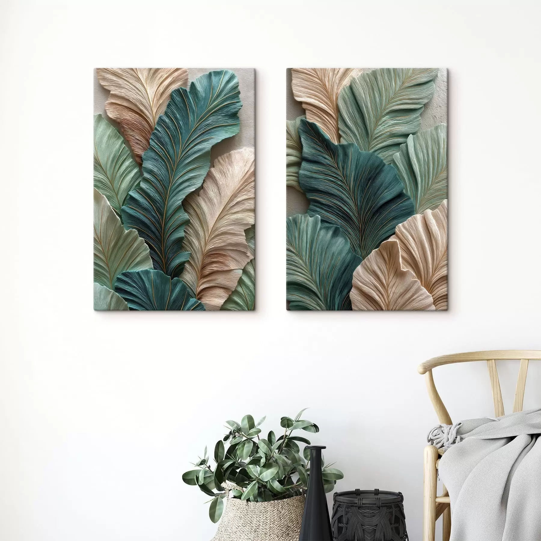 murales de pared Hojas m30163