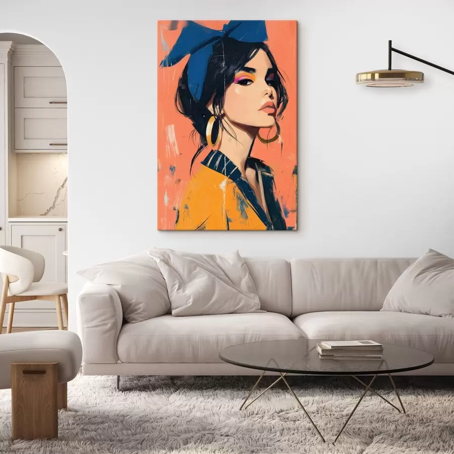 murales de pared Retrato de una niña s48246