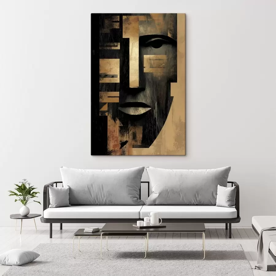 murales de pared Cara abstracta s48249